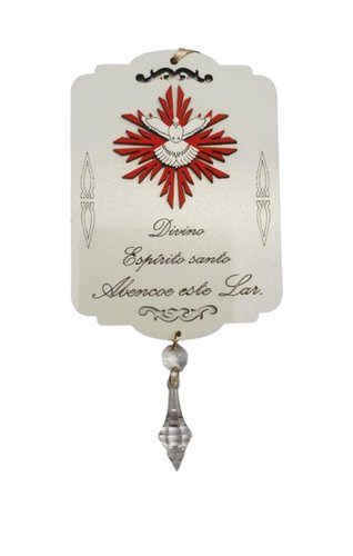 Adorno em Placa Divino Espirito Santo