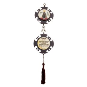 Adorno Duplo Redondo Medalha Estilizado - Aparecida