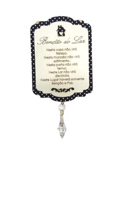 Adorno em Placa Benção do Lar