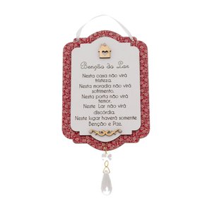 Adorno Placa - oração Bençao do Lar
