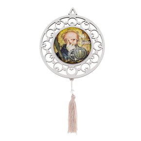 Adorno Redondo Único Resinado São Bento - Branco