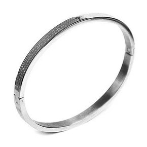 Bracelete Aço Inoxidável Pai Nosso Prata (unidade)