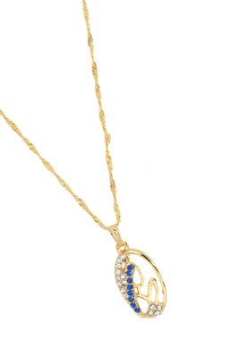 Colar Folheado Pingente Cartela 12