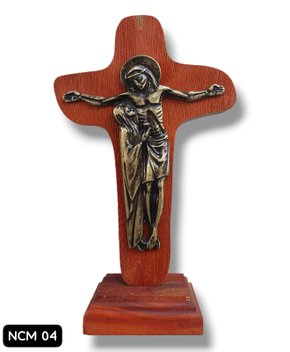 Crucifixo em Madeira Cruz da Unidade 20CM