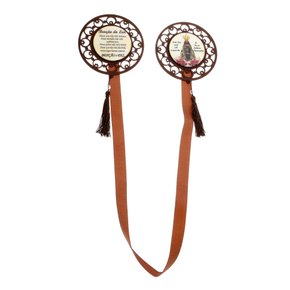 Escapulário de Porta Redondo Aparecida - Marron