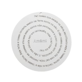 Mandala Oração Pai Nosso - Branco