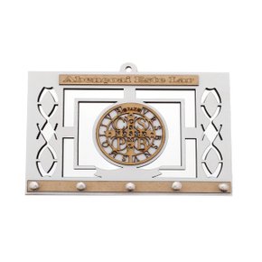 Porta Chaves Espelho São Bento - Branco