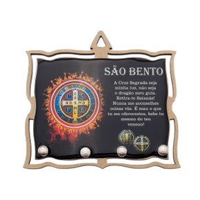 Porta Chaves Resinado São Bento