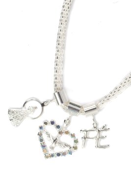 Pulseira Folheada Prata Berloque 15