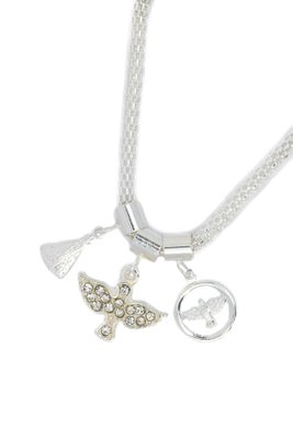 Pulseira Folheada Prata Berloque 20