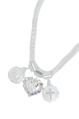 Pulseira Folheada Prata Berloque 23