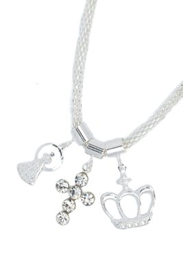 Pulseira Folheada Prata Berloque 4