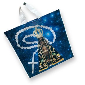 Sacola Plástico Nossa Senhora Aparecida - 12 unidades