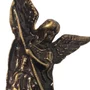 São Miguel Arcanjo em Metal 6,5 cm com base em madeira